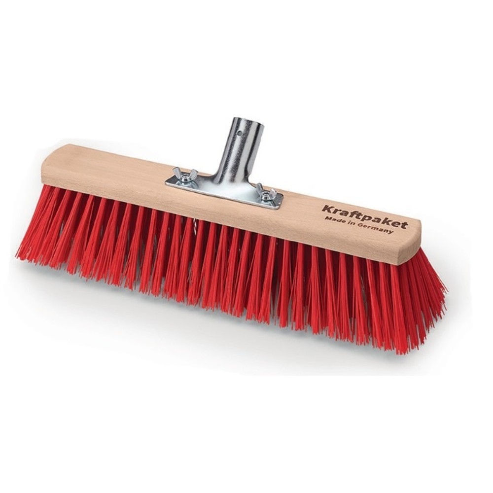 Produktabbildung: KRAFTPAKET Besen Elaston L.600 mm m.Metallstielhalter Flachholz