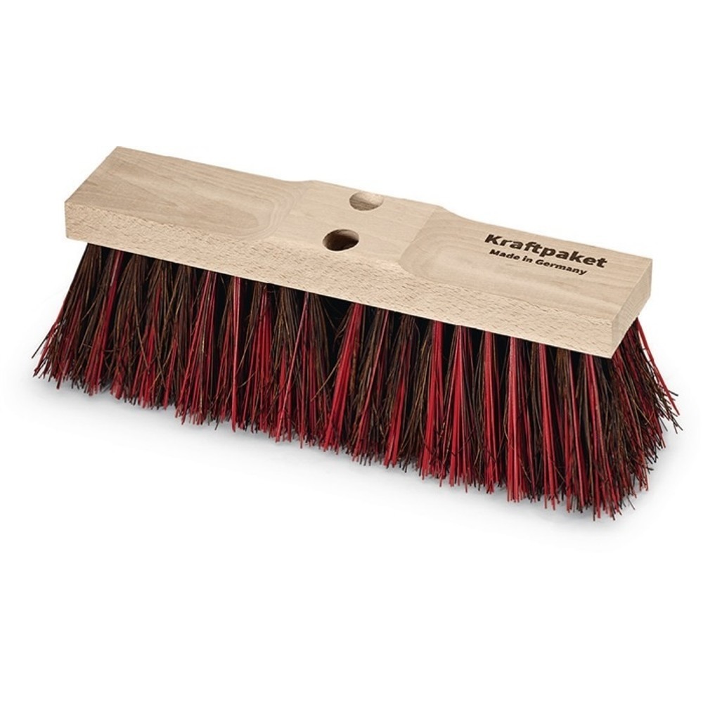 Produktabbildung: KRAFTPAKET Straßenbesen Bahia/Elaston L.400mm m.2 Stiellöchern Sattelholz