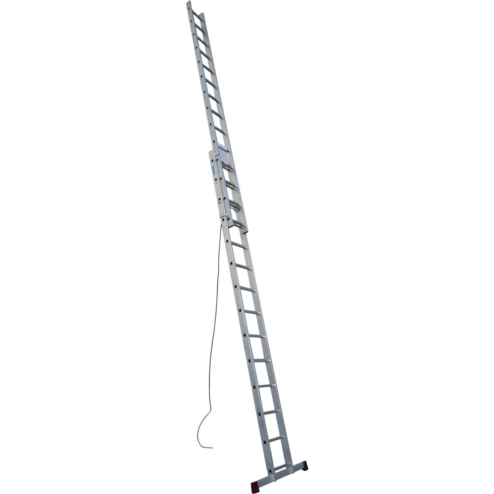 Produktabbildung: KRAUSE® CORDA Seilzug-Anlegeleiter, 2-teilig, Standhöhe 6,63 m