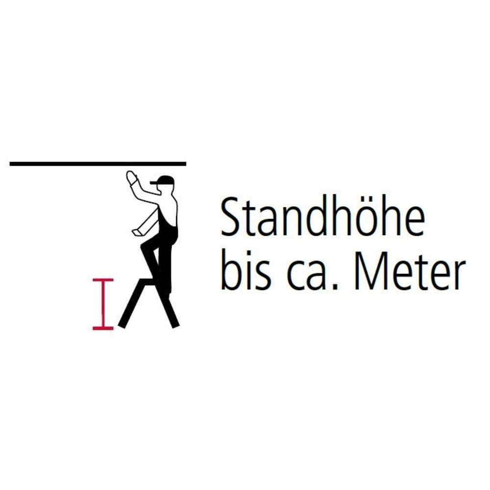 Produktabbildung Nr. 7: KRAUSE® MONTO Sicherheits-Klapptritt mit hohem Bügel, Standhöhe 0,50 m