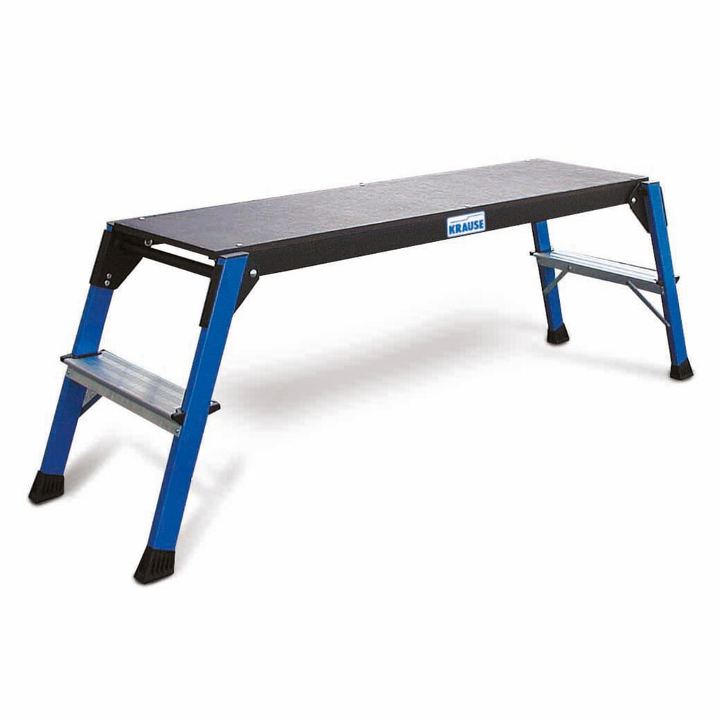 KRAUSE® MONTO Klappbare Arbeitsplattform aus Aluminium, Standhöhe 0,45 m Produktabbildung: KRAUSE® MONTO Klappbare Arbeitsplattform aus Aluminium, Standhöhe 0,45 m