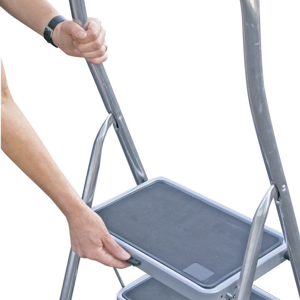 Produktabbildung Nr. 2: KRAUSE® MONTO Sicherheits-Klapptritt mit hohem Bügel, Standhöhe 0,50 m