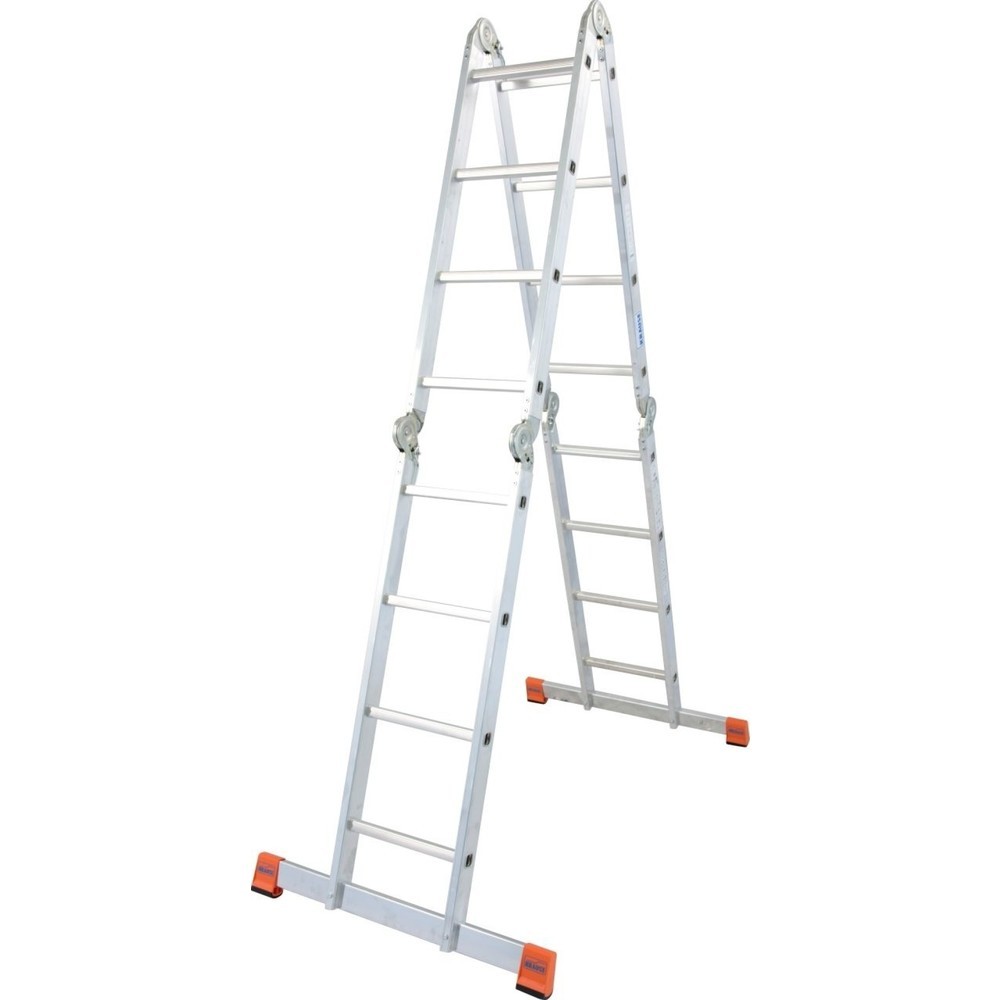 Produktabbildung: KRAUSE® Sprossen-Gelenk-Universalleiter 4x4 Sprossen