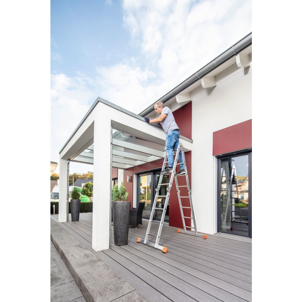 Produktabbildung Nr. 2: KRAUSE® Sprossen-Gelenk-Universalleiter 4x4 Sprossen