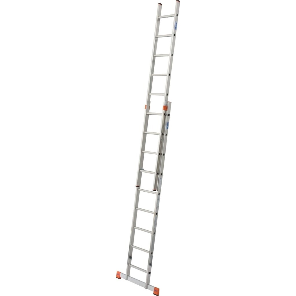 Produktabbildung Nr. 1: KRAUSE® MONTO Sprossen-Schiebeleiter Fabilo, zweitlg. 2x9 Sprossen