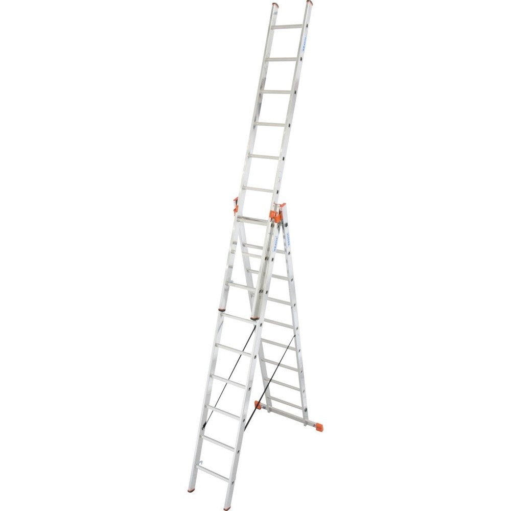 Produktabbildung Nr. 1: KRAUSE® MONTO Vielzweckleiter Tribilo 3x9 Sprossen