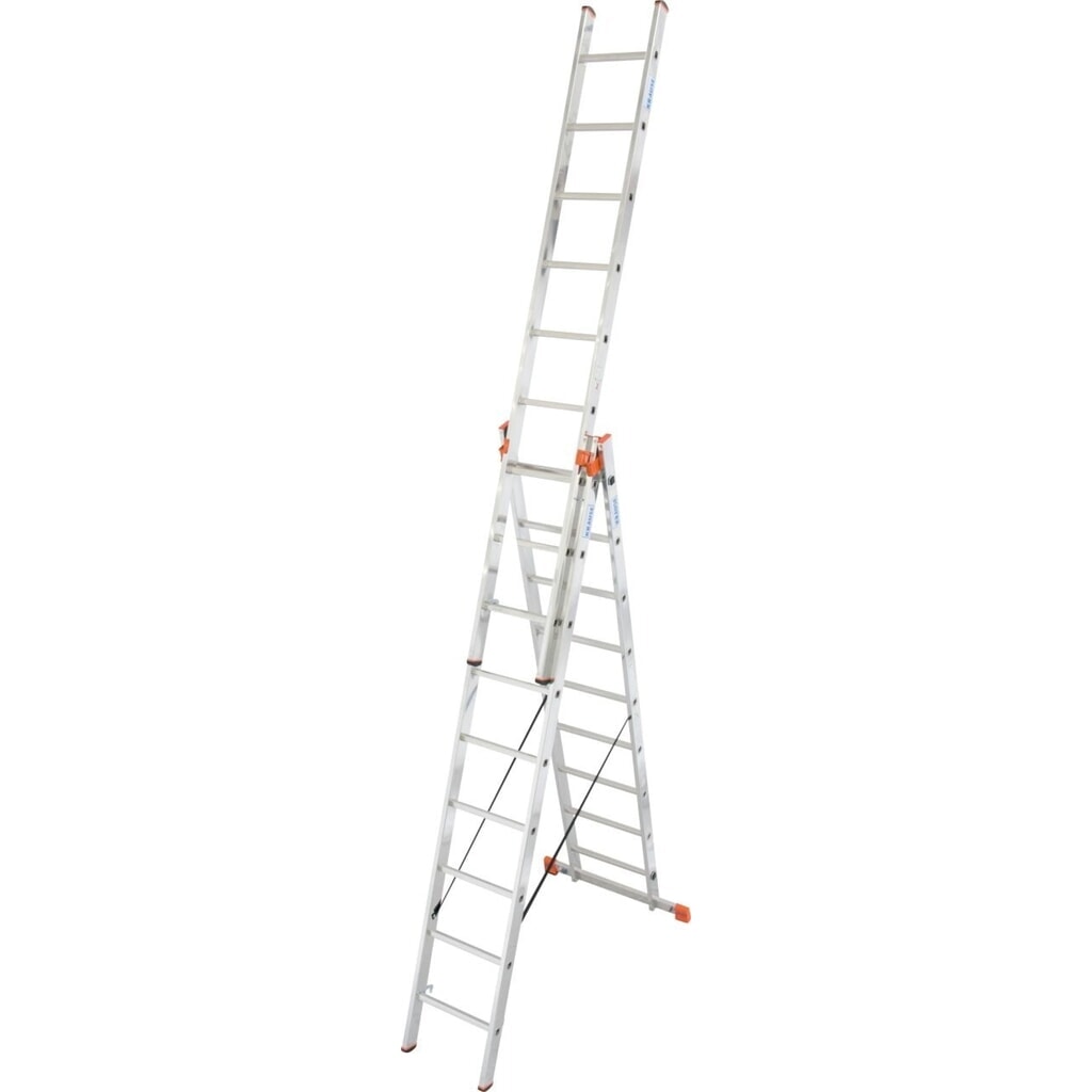 Produktabbildung Nr. 1: KRAUSE® MONTO Vielzweckleiter Tribilo 3x9 Sprossen