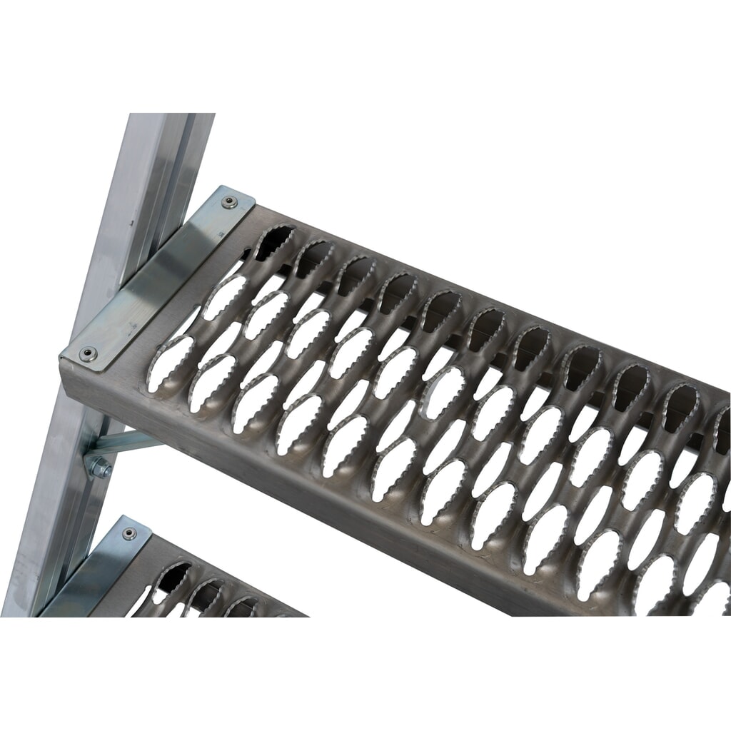 Produktabbildung Nr. 9: KRAUSE® STABILO fahrbare Podestleiter, einseitig begehbar, Profilrost R13, 2 Stufen