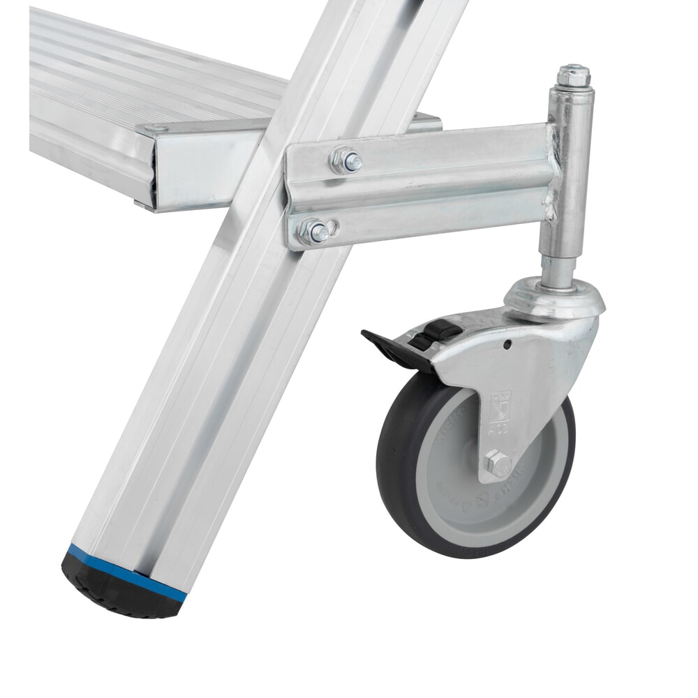 Produktabbildung Nr. 10: KRAUSE® STABILO fahrbare Podestleiter, einseitig begehbar, Profilrost R13, 8 Stufen
