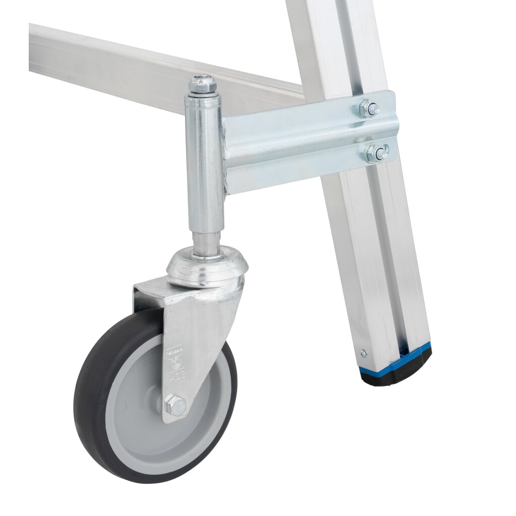 Produktabbildung Nr. 13: KRAUSE® STABILO fahrbare Podestleiter, einseitig begehbar, Profilrost R13, 2 Stufen