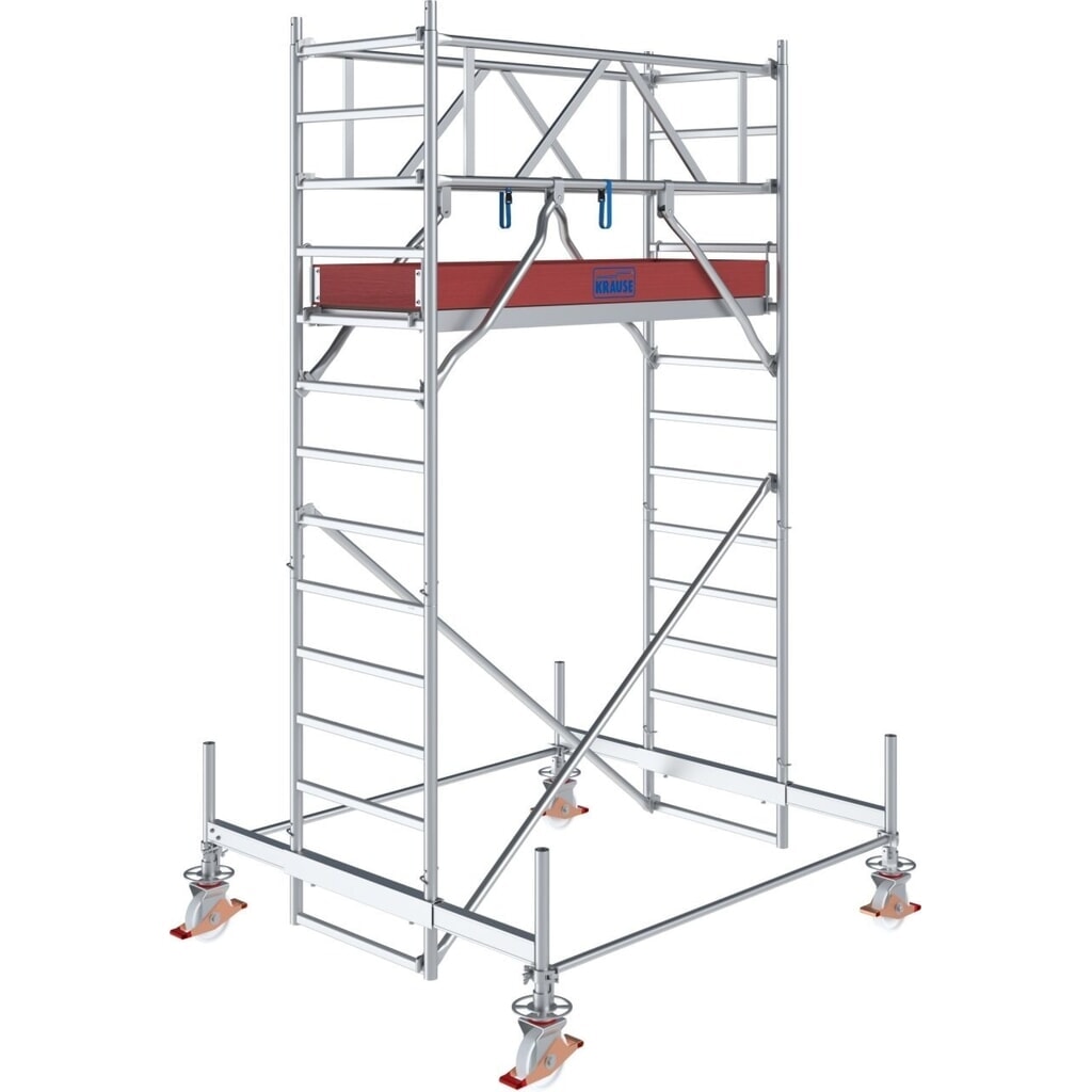 Produktabbildung: KRAUSE® STABILO Fahrgerüst S100, Feldlänge 2.000 mm, Arbeitshöhe 4.500 mm
