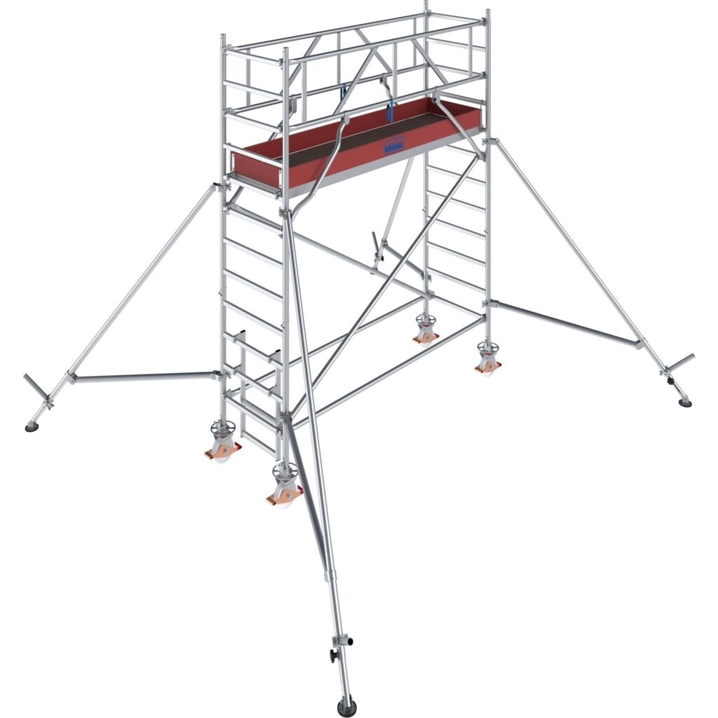 KRAUSE® STABILO Fahrgerüst S1000, Feldlänge 2.500 mm, Arbeitshöhe 4.300 mm Produktabbildung: KRAUSE® STABILO Fahrgerüst S1000, Feldlänge 2.500 mm, Arbeitshöhe 4.300 mm