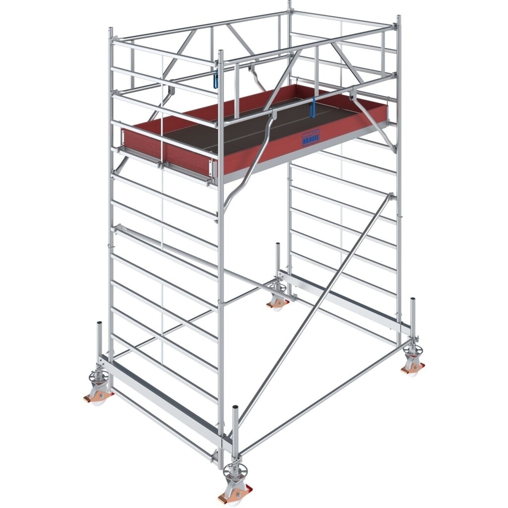 KRAUSE® STABILO Fahrgerüst S500, Feldlänge 2.500 mm, Arbeitshöhe 4.500 mm Produktabbildung: KRAUSE® STABILO Fahrgerüst S500, Feldlänge 2.500 mm, Arbeitshöhe 4.500 mm
