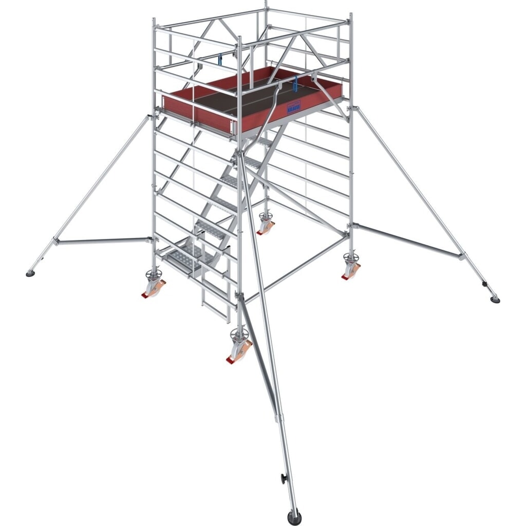 KRAUSE® STABILO Fahrgerüst S5500, Feldlänge 2.000 mm, Arbeitshöhe 4.300 mm Produktabbildung: KRAUSE® STABILO Fahrgerüst S5500, Feldlänge 2.000 mm, Arbeitshöhe 4.300 mm