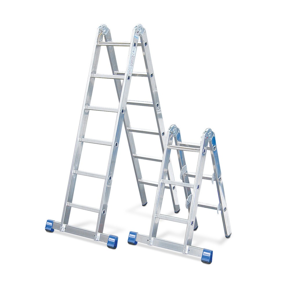 Produktabbildung: KRAUSE® STABILO Gelenkleiter, 2-seitig begehbar, Aluminium