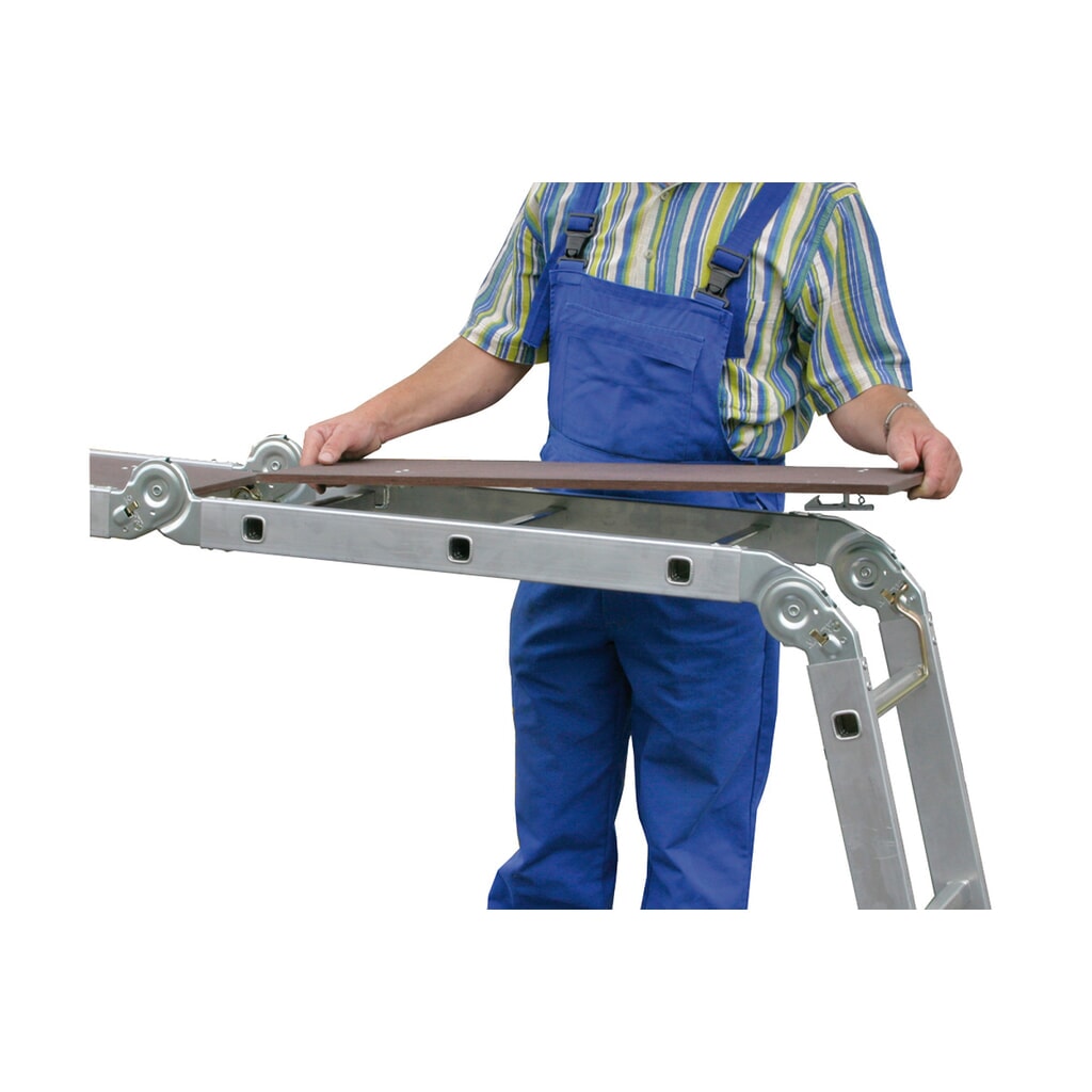 KRAUSE® STABILO Gelenkleiter Universal, inkl. Stand-Plattform, Gesamtlänge 3,55 m Produktabbildung Nr. 10: KRAUSE® STABILO Gelenkleiter Universal, inkl. Stand-Plattform, Gesamtlänge 3,55 m