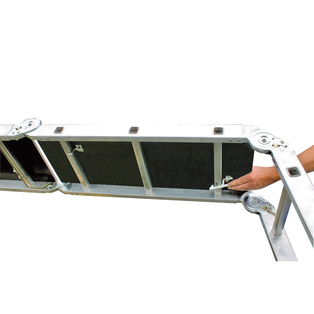 KRAUSE® STABILO Gelenkleiter Universal, inkl. Stand-Plattform, Gesamtlänge 3,55 m Produktabbildung Nr. 9: KRAUSE® STABILO Gelenkleiter Universal, inkl. Stand-Plattform, Gesamtlänge 3,55 m