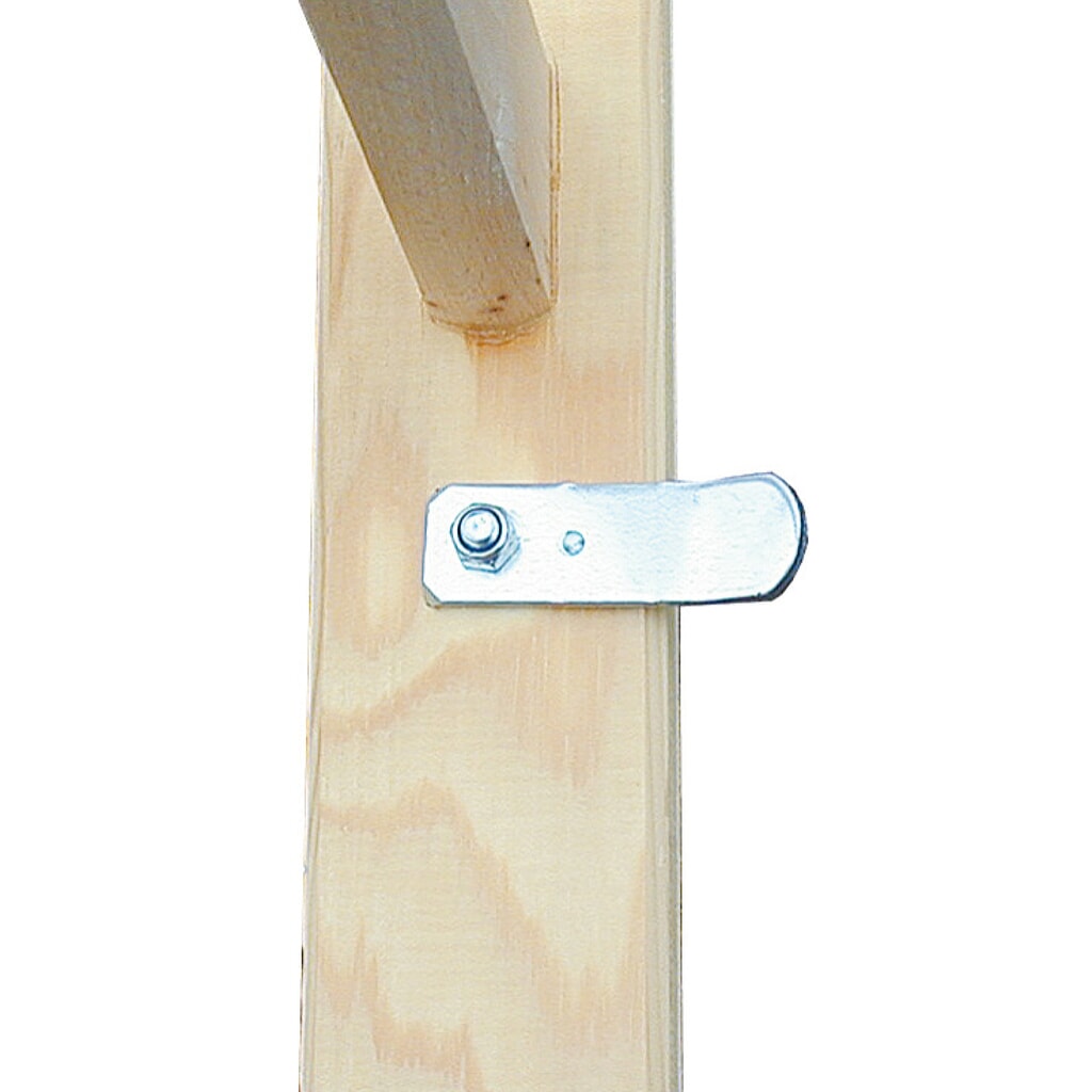 KRAUSE® STABILO Holz-Sprossenleiter, 2-seitig begehbar, Standhöhe 0,50 m Produktabbildung Nr. 3: KRAUSE® STABILO Holz-Sprossenleiter, 2-seitig begehbar, Standhöhe 0,50 m
