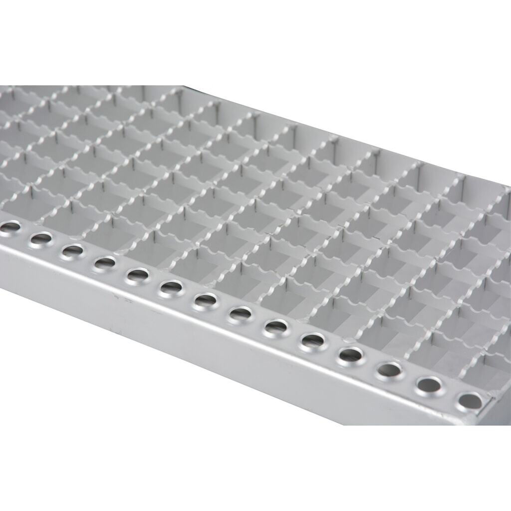 KRAUSE® STABILO mobiler Montagetritt mit rutschhemmenden R13-Gitterroststufen, 3 Stufen Produktabbildung Nr. 5: KRAUSE® STABILO mobiler Montagetritt mit rutschhemmenden R13-Gitterroststufen, 3 Stufen