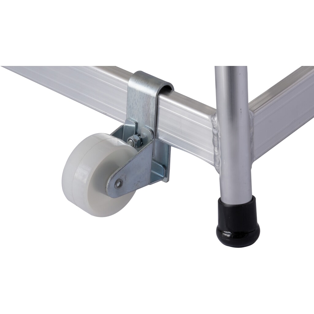 KRAUSE® STABILO mobiler Montagetritt mit rutschhemmenden R13-Gitterroststufen, 3 Stufen Produktabbildung Nr. 7: KRAUSE® STABILO mobiler Montagetritt mit rutschhemmenden R13-Gitterroststufen, 3 Stufen