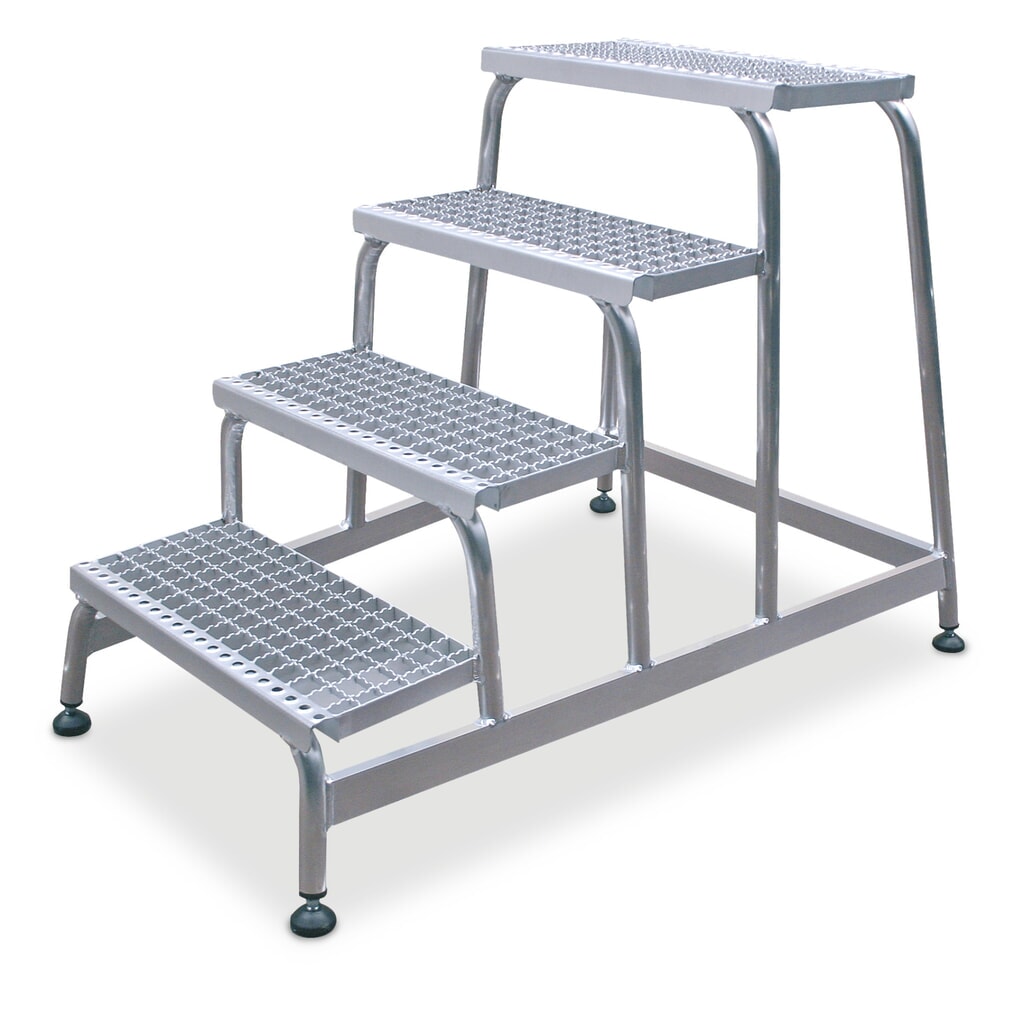 KRAUSE® STABILO Montagetritt mit Gitterroststufen, Standhöhe 0,20 m Produktabbildung: KRAUSE® STABILO Montagetritt mit Gitterroststufen, Standhöhe 0,20 m