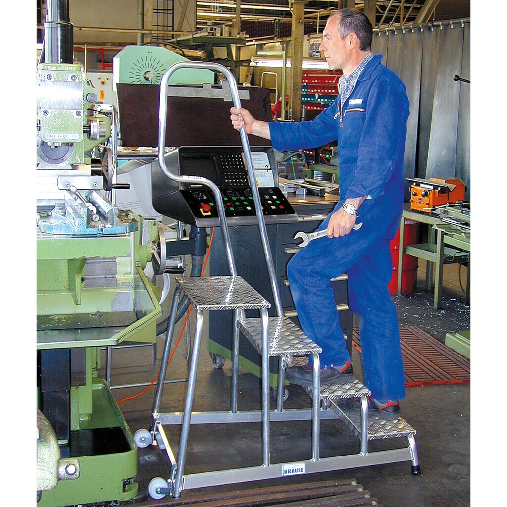 Produktabbildung Nr. 4: KRAUSE® STABILO Montagetritt mit Transportrollen, Standhöhe 0,60 m