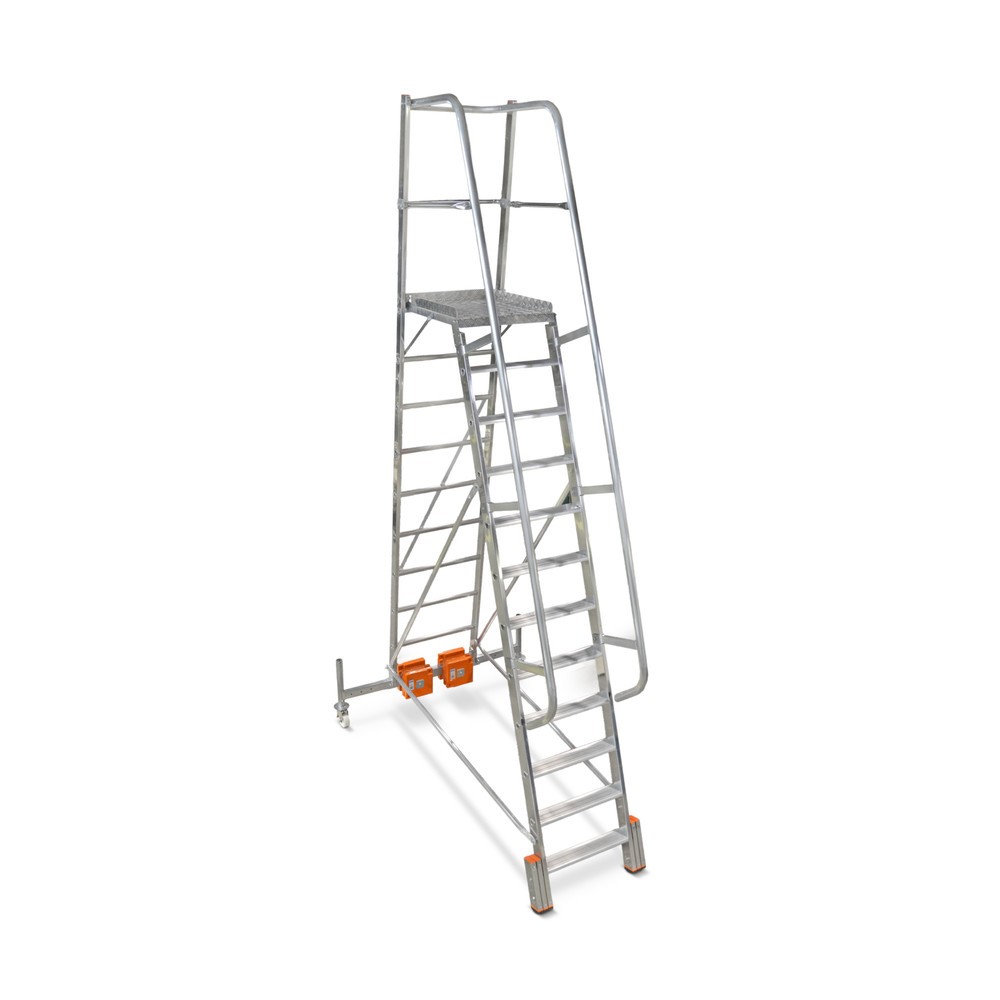 Produktabbildung: KRAUSE® STABILO Plattformleiter Vario, Ballastierung 20 kg, Standhöhe 1,90 m