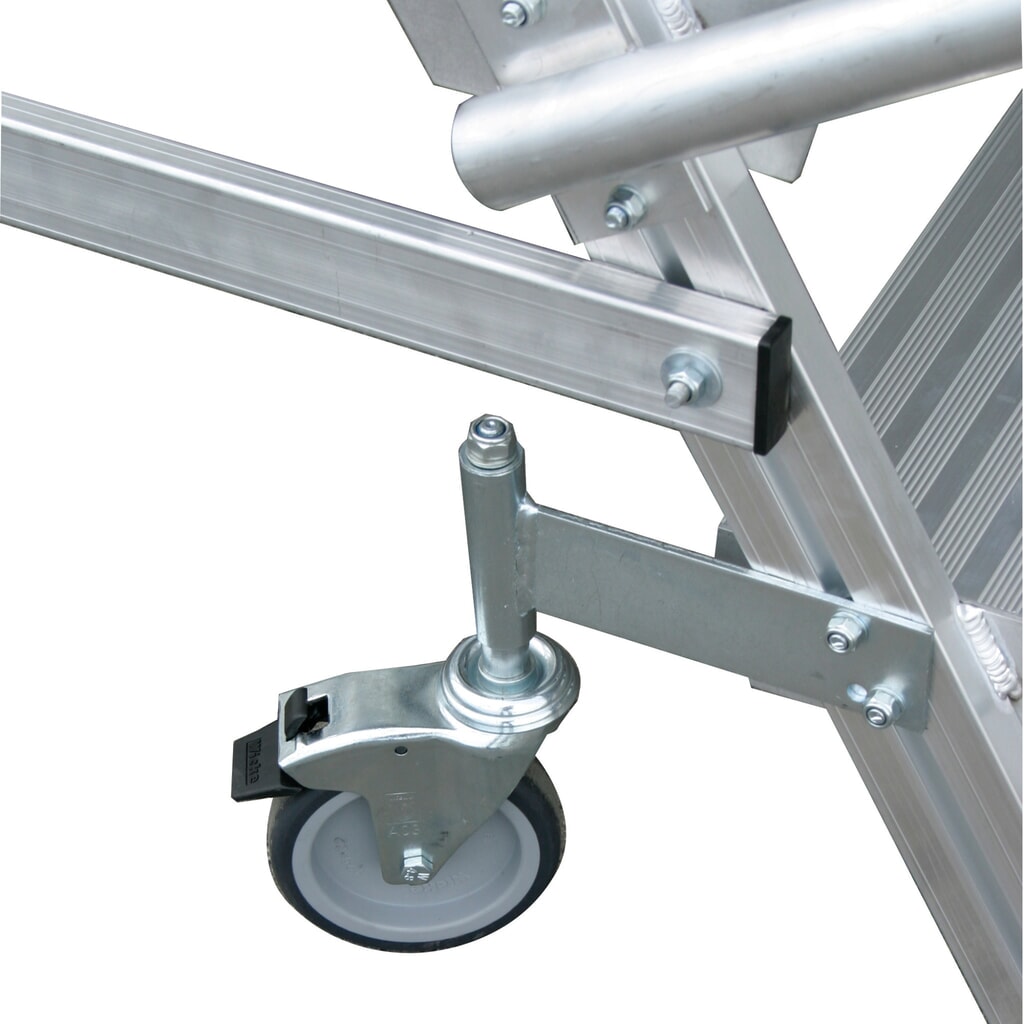 Produktabbildung Nr. 3: KRAUSE® STABILO Podesttreppe, 1-seitig, verfahrbar, Standhöhe 1,20 m