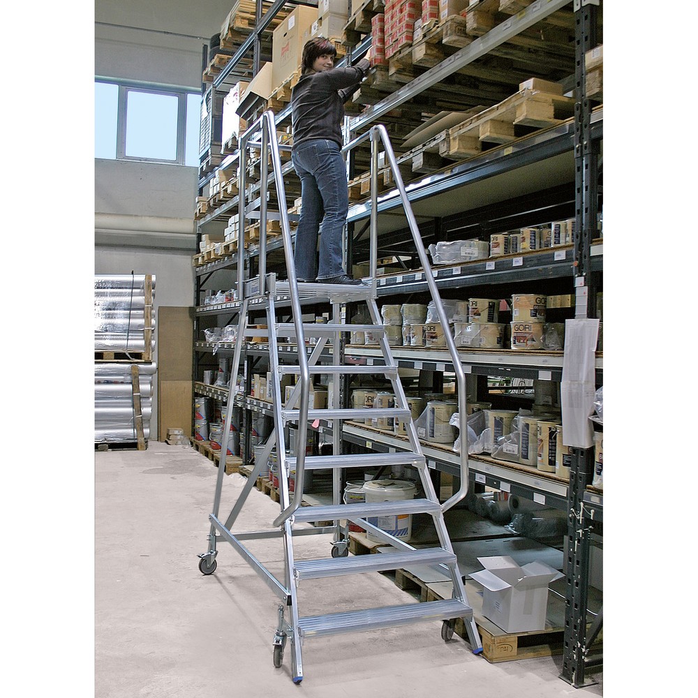 Produktabbildung Nr. 8: KRAUSE® STABILO  Podesttreppe, 1-seitig, verfahrbar, Standhöhe 0,70 m