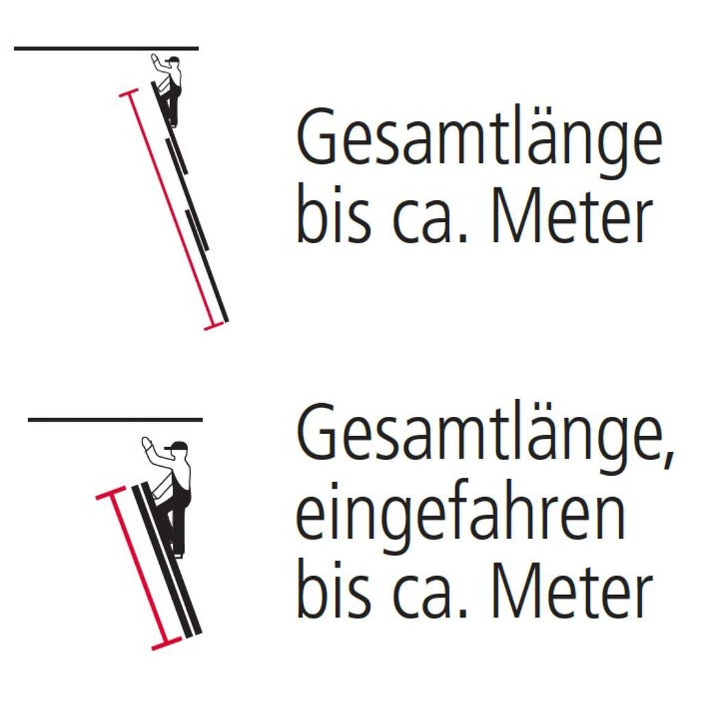 KRAUSE® STABILO Seilzug-Anlegeleiter, 2-teilig, Standhöhe 11,70 m Produktabbildung Nr. 4: KRAUSE® STABILO Seilzug-Anlegeleiter, 2-teilig, Standhöhe 11,70 m