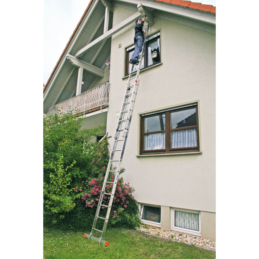 KRAUSE® STABILO Seilzugleiter Robilo, zweitlg. 2x15 Sprossen Produktabbildung Nr. 2: KRAUSE® STABILO Seilzugleiter Robilo, zweitlg. 2x15 Sprossen