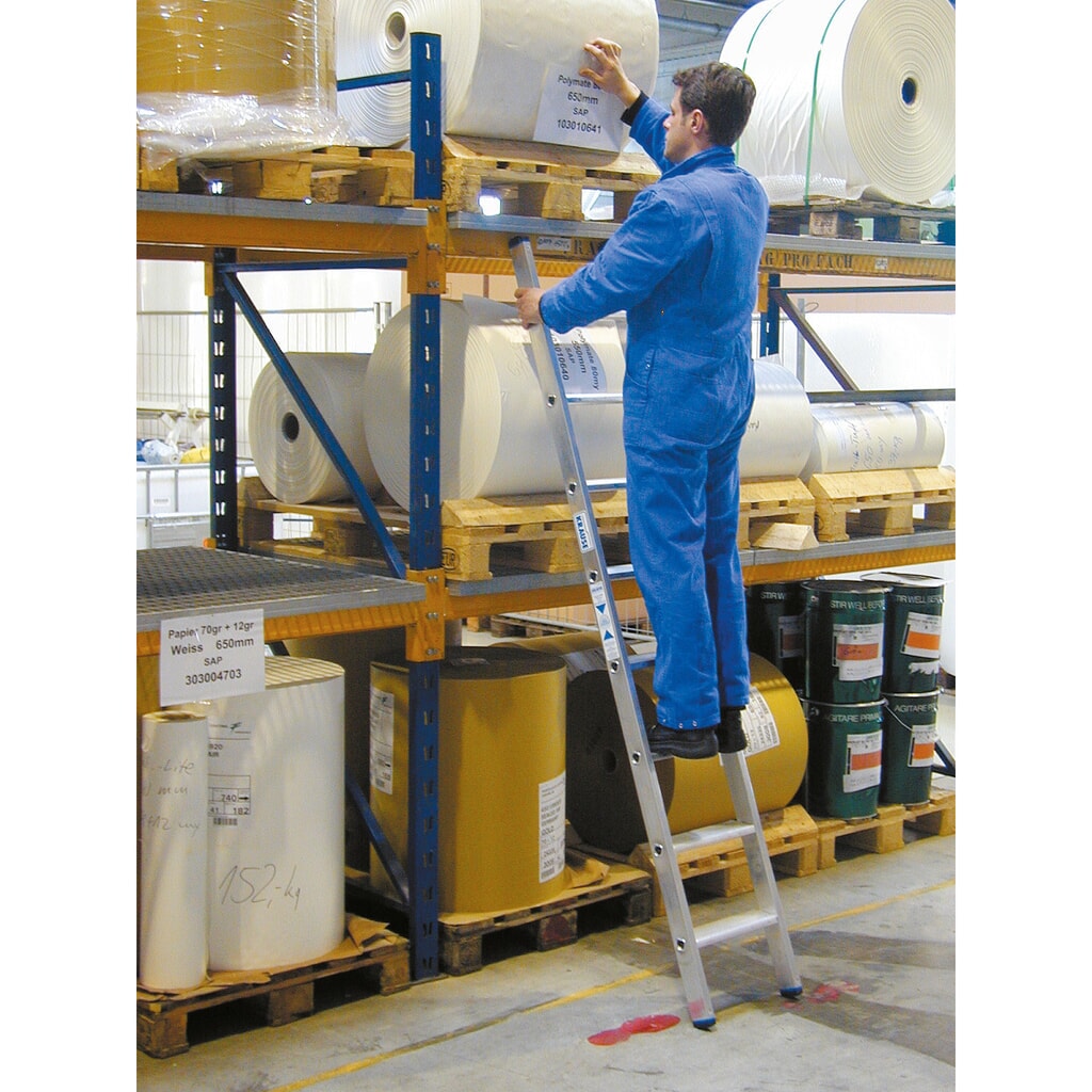 KRAUSE® STABILO Stufen-Anlegeleiter mit Abrutsch-/Anlegeschutz, Standhöhe 0,70 m Produktabbildung Nr. 3: KRAUSE® STABILO Stufen-Anlegeleiter mit Abrutsch-/Anlegeschutz, Standhöhe 0,70 m