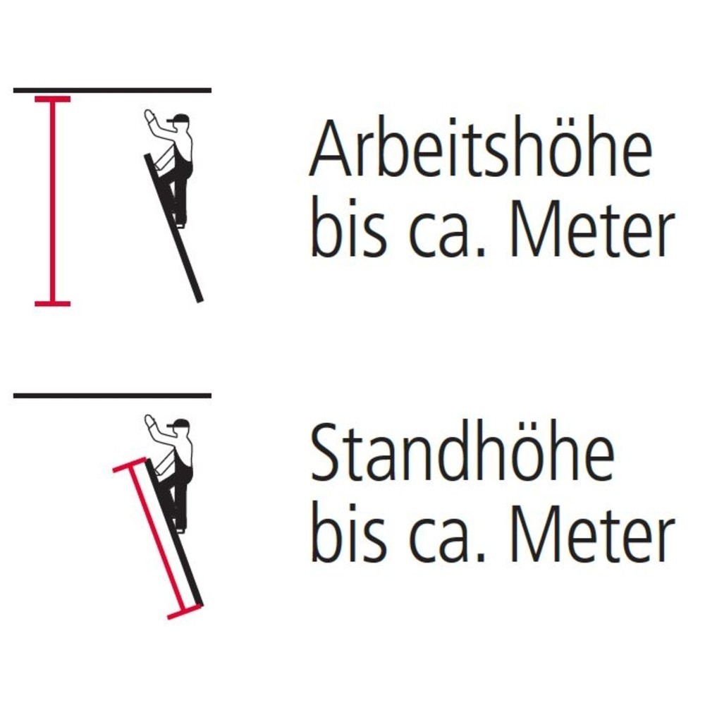 Produktabbildung Nr. 2: KRAUSE® STABILO Stufen-Anlegeleiter mit Abrutsch-/Anlegeschutz, Standhöhe 1,15 m