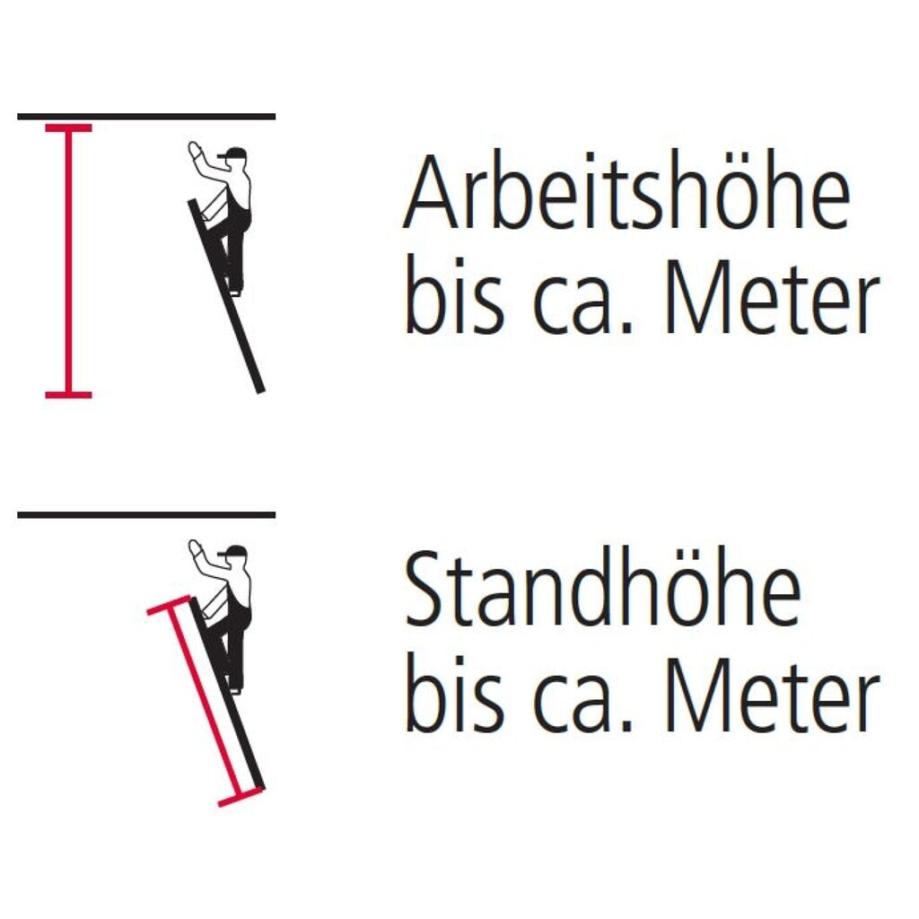 Produktabbildung Nr. 2: KRAUSE® STABILO Stufen-Anlegeleiter mit Abrutsch-/Anlegeschutz, Standhöhe 0,70 m
