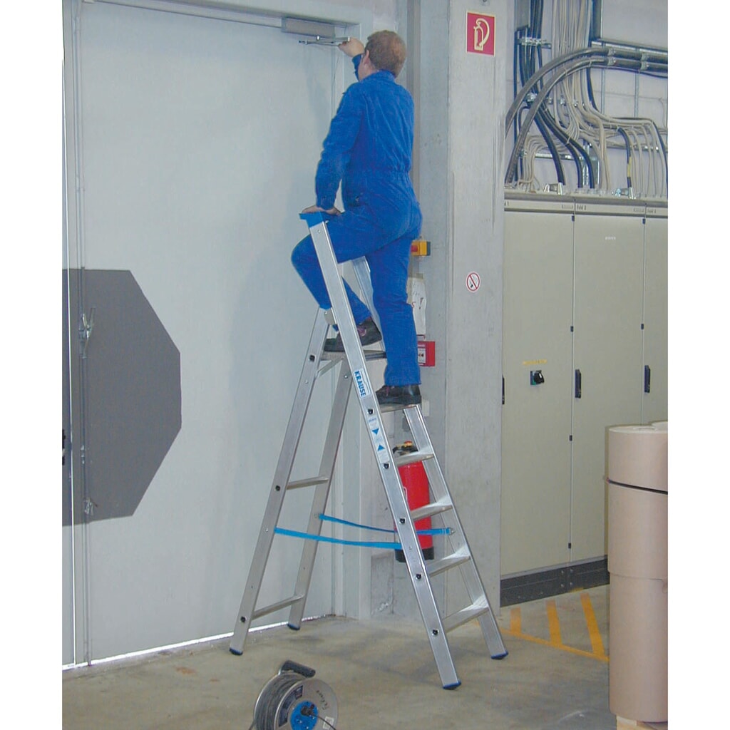 KRAUSE® Stufen-r Profi, 1-seitig begehbar, Standhöhe 1,20 m Produktabbildung Nr. 5: KRAUSE® Stufen-r Profi, 1-seitig begehbar, Standhöhe 1,20 m