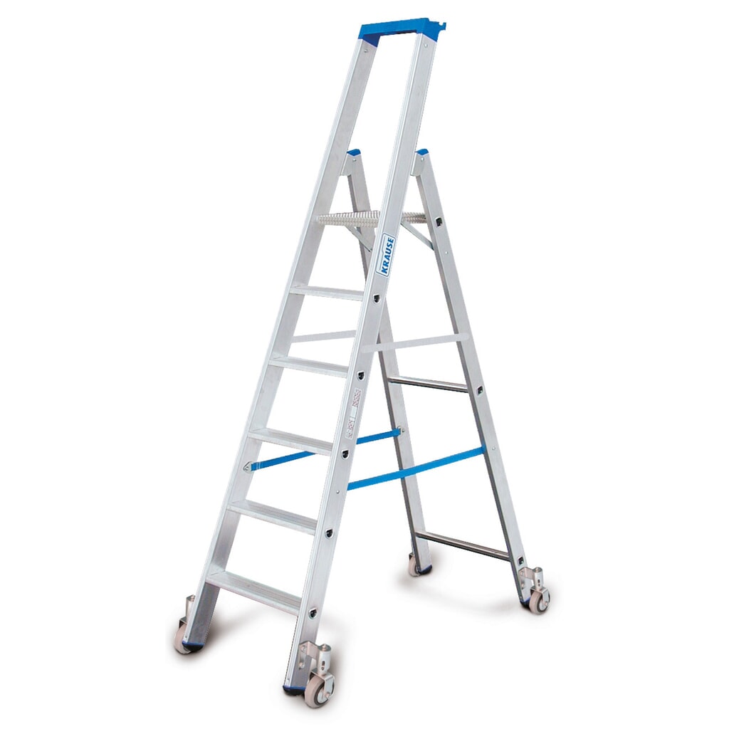 Produktabbildung Nr. 1: KRAUSE® Stufen-r Profi, 1-seitig begehbar, mit Rollen, Standhöhe 0,95 m