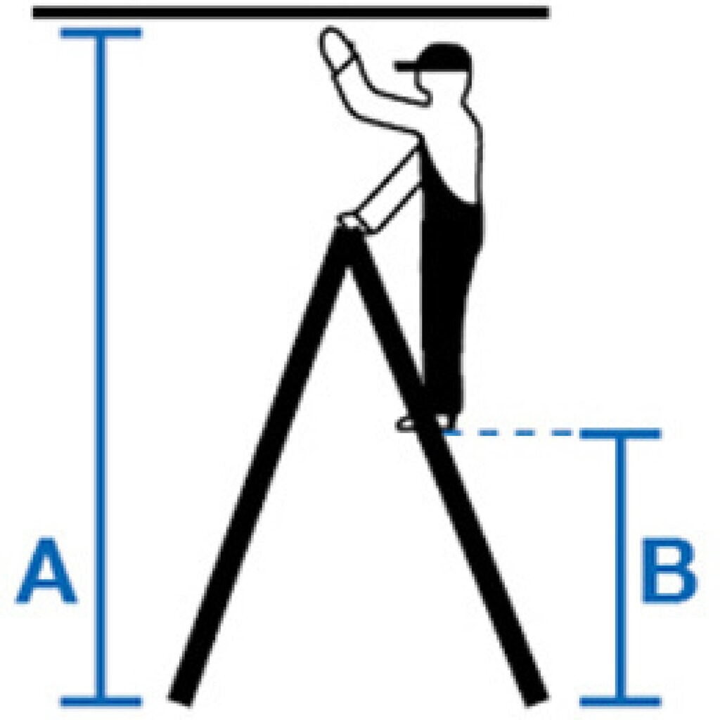 KRAUSE® STABILO Stufenstehleiter, beidseitig begehbar, Tragfähigkeit 225 kg, 2 x 5 Stufen Produktabbildung Nr. 2: KRAUSE® STABILO Stufenstehleiter, beidseitig begehbar, Tragfähigkeit 225 kg, 2 x 5 Stufen