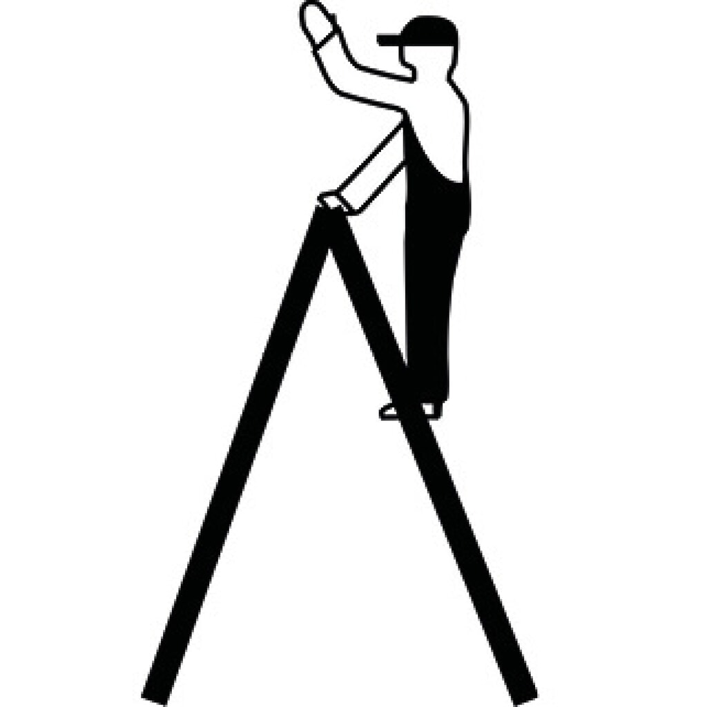 KRAUSE® STABILO Stufenstehleiter, beidseitig begehbar, Tragfähigkeit 225 kg, 2 x 5 Stufen Produktabbildung Nr. 8: KRAUSE® STABILO Stufenstehleiter, beidseitig begehbar, Tragfähigkeit 225 kg, 2 x 5 Stufen
