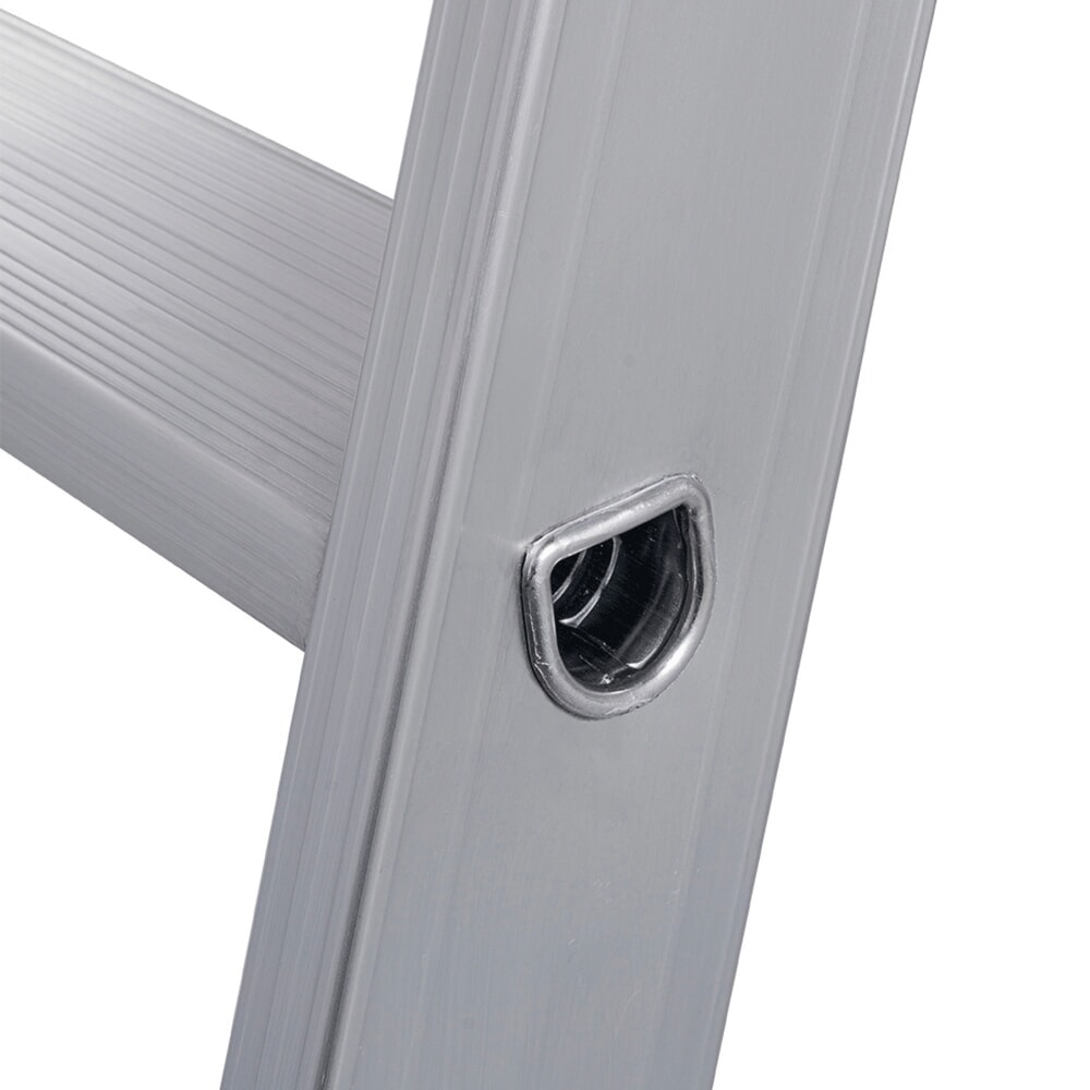 Produktabbildung Nr. 14: KRAUSE® STABILO Teleskopleiter mit Stufen, beidseitig begehbar, 2 x 5 Stufen