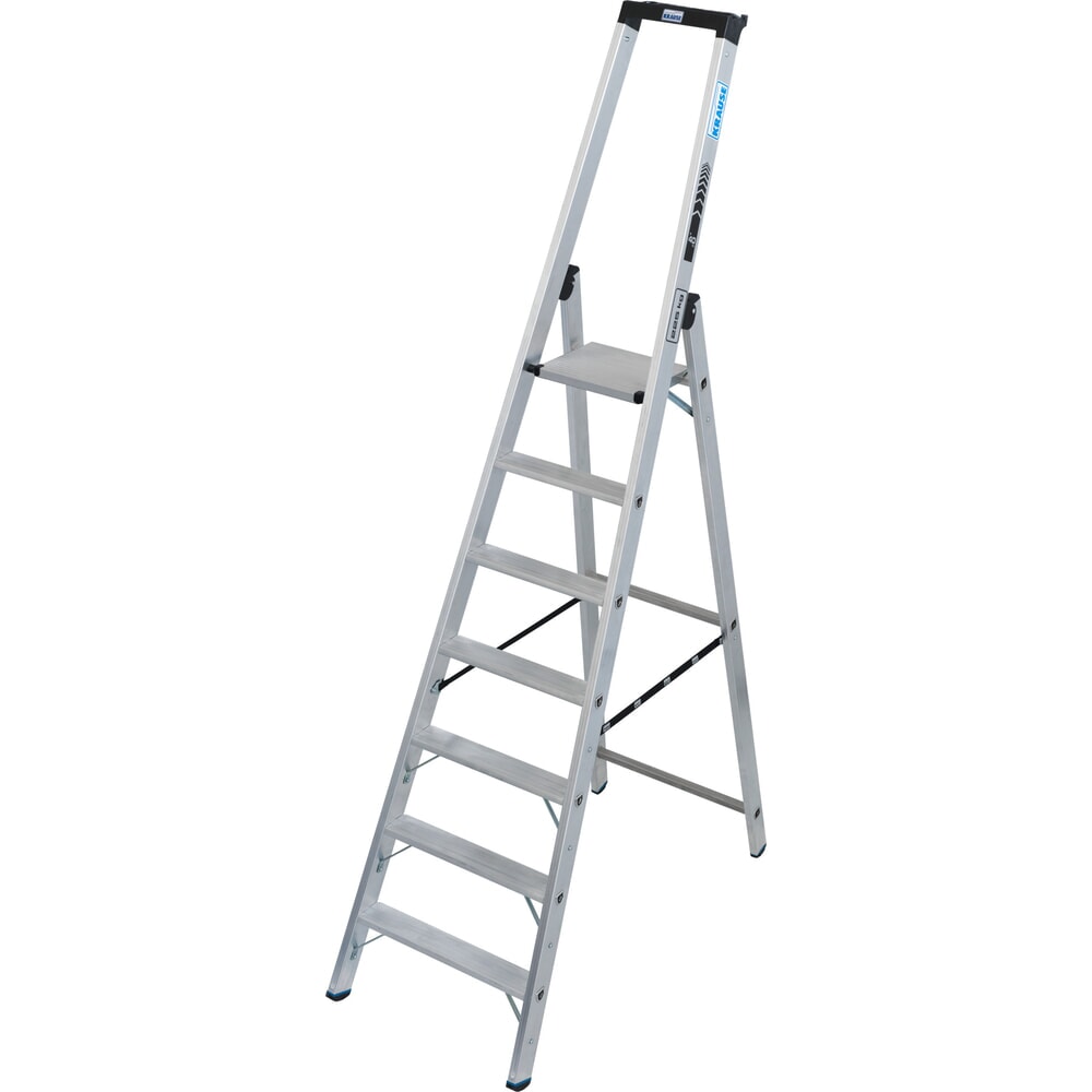 Produktabbildung: KRAUSE® STABILO Stufenstehleiter mit hohem Bügel, Tragfähigkeit 225 kg, 7 Stufen
