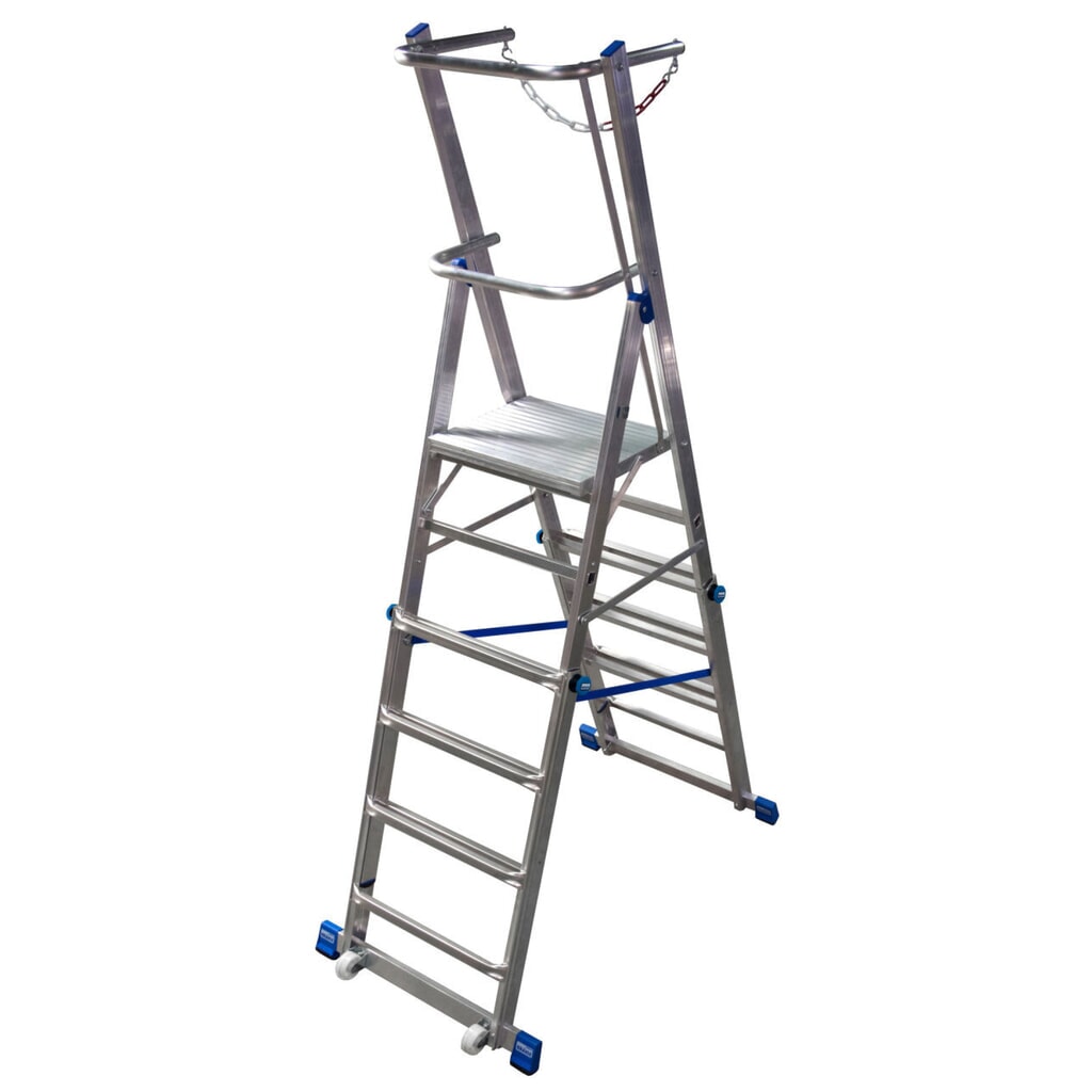 Produktabbildung Nr. 5: KRAUSE® STABILO Teleskop-Plattformleiter, 6-8 Sprossen