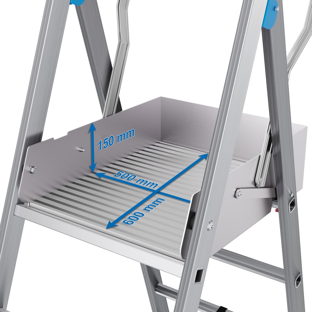 Produktabbildung Nr. 17: KRAUSE® STABILO Teleskop-Podestleiter mit großer Standplattform SkyMatic 3-5 Sprossen