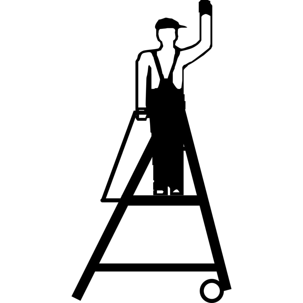 Produktabbildung Nr. 12: KRAUSE® STABILO Teleskop-Podestleiter mit großer Standplattform SkyMatic 3-5 Sprossen