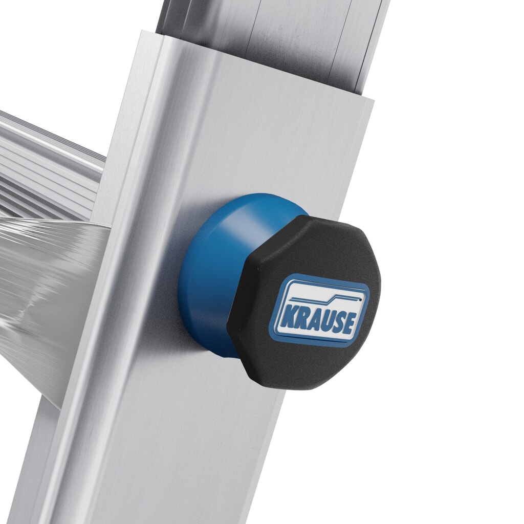 KRAUSE® STABILO Teleskop-Podestleiter mit großer Standplattform SkyMatic 3-5 Sprossen Produktabbildung Nr. 3: KRAUSE® STABILO Teleskop-Podestleiter mit großer Standplattform SkyMatic 3-5 Sprossen