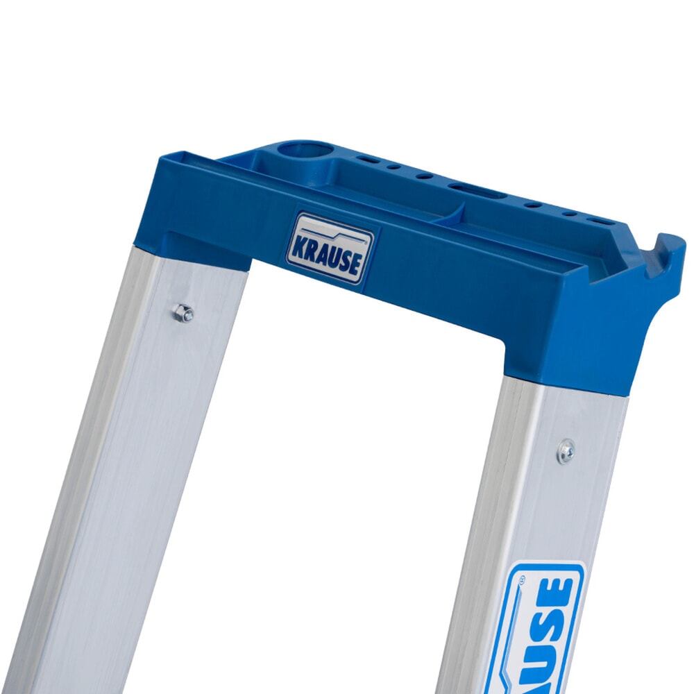 Produktabbildung Nr. 19: KRAUSE® STABILO Teleskopleiter mit Stufen, einseitig begehbar, 4 Stufen