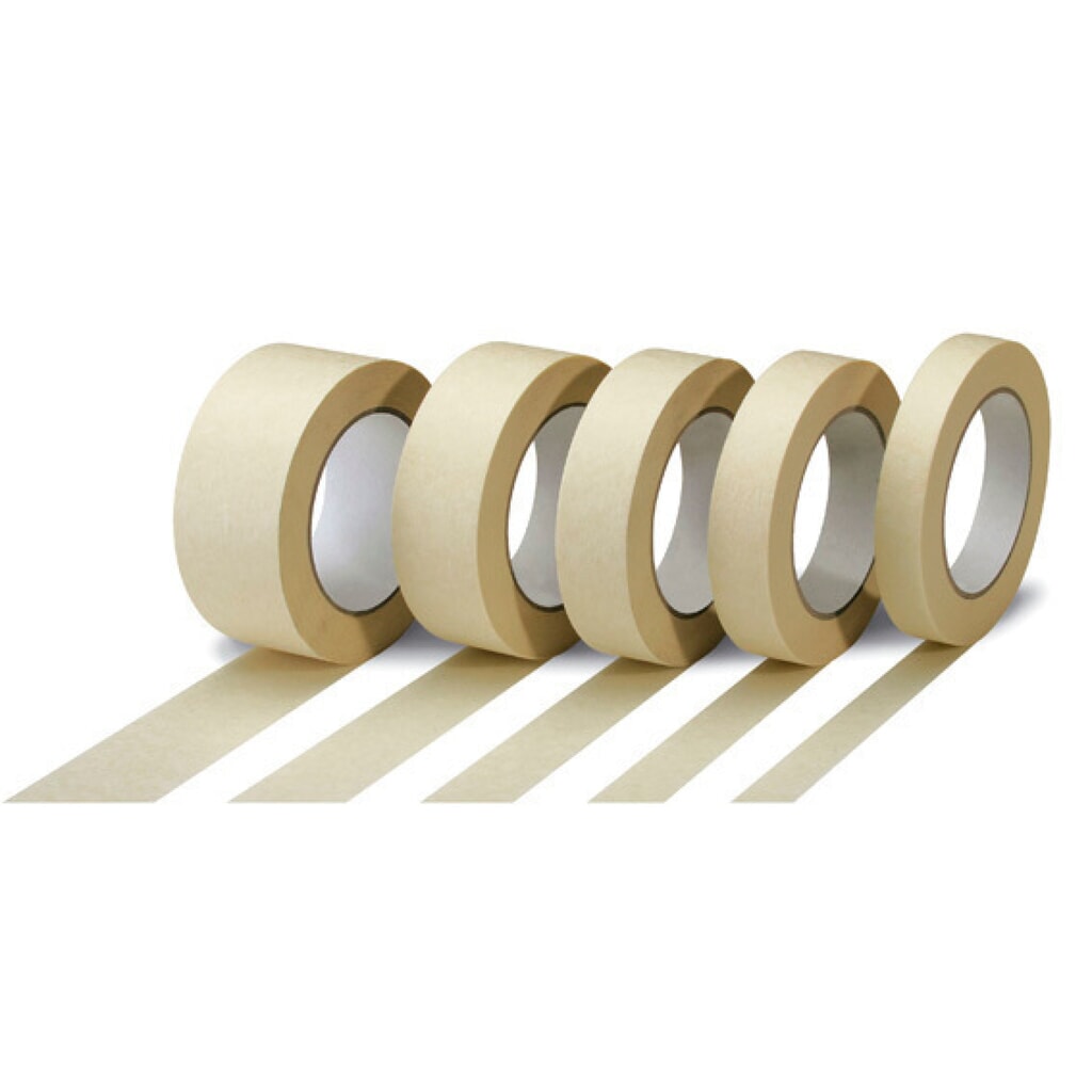Krepp-Klebeband, 125 µ, BxL 50 mm x 50 lfm, 24 Stk/VE Produktabbildung: Krepp-Klebeband, 125 µ, BxL 50 mm x 50 lfm, 24 Stk/VE