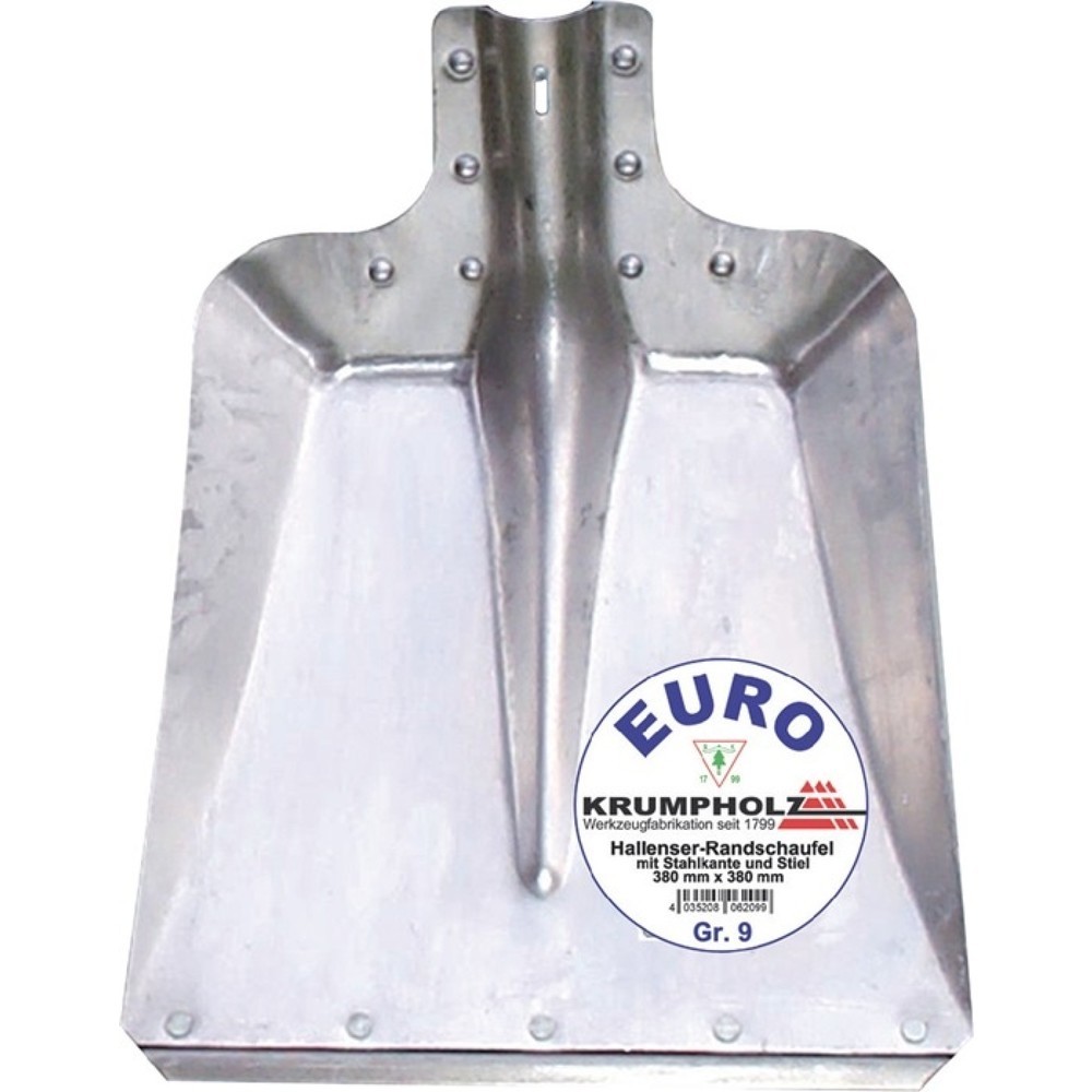 Produktabbildung: KRUMPHOLZ Hallenser Randschaufel FAVORIT Gr.7 340x325mm Aluminiumblech