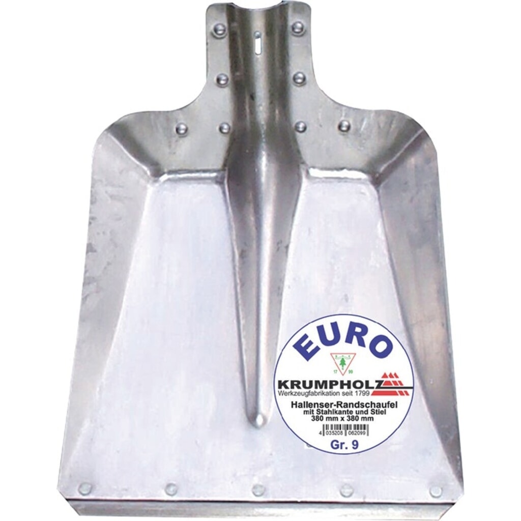 KRUMPHOLZ Hallenser Randschaufel FAVORIT Gr.7 340x325mm Aluminiumblech Produktabbildung: KRUMPHOLZ Hallenser Randschaufel FAVORIT Gr.7 340x325mm Aluminiumblech