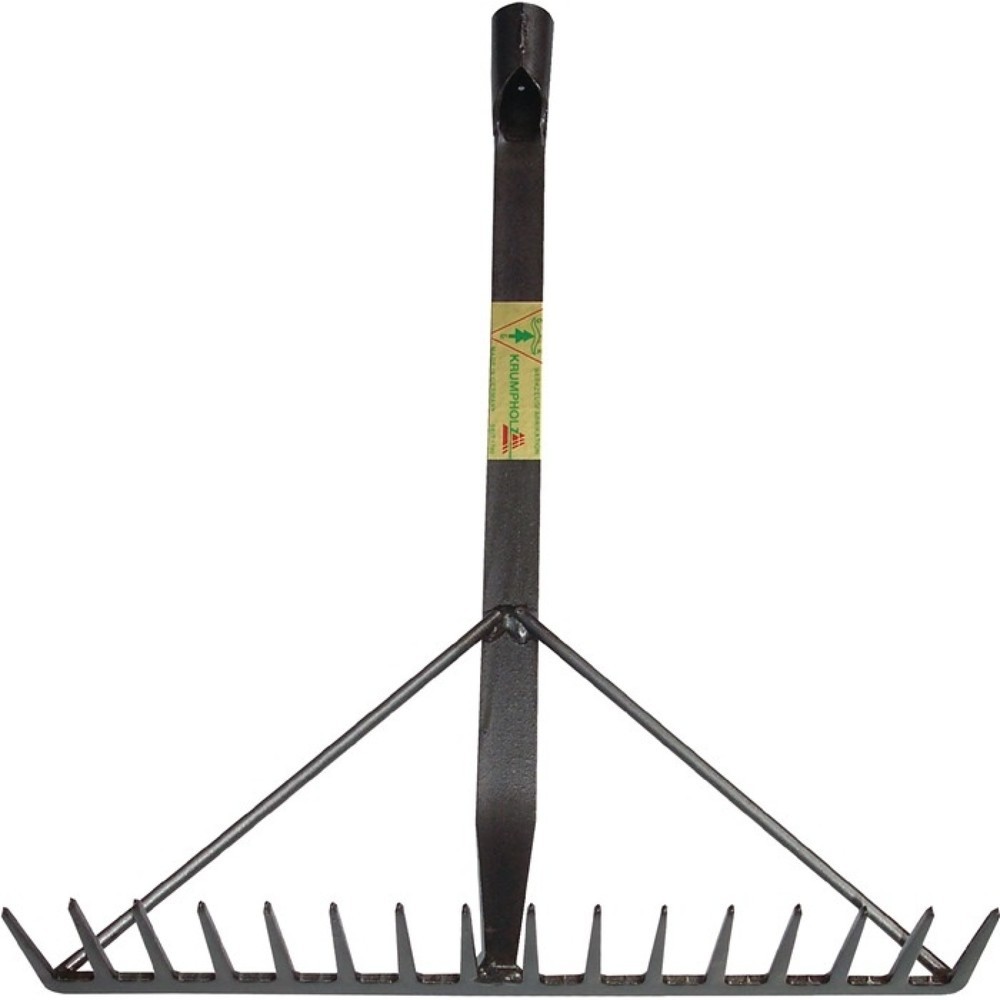Produktabbildung: KRUMPHOLZ Teerrechen B.410mm Anz.Zinken 16 G.1700g