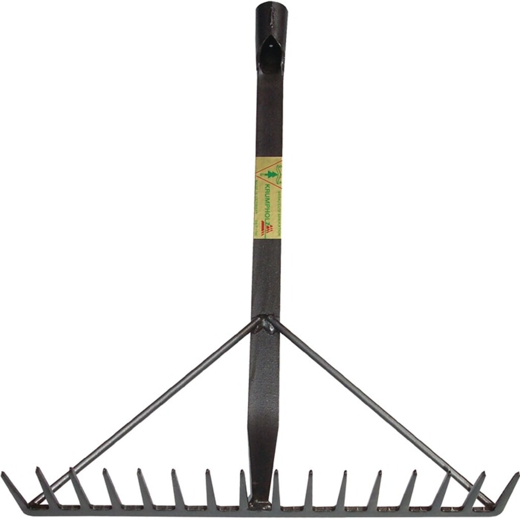 Produktabbildung: KRUMPHOLZ Teerrechen B.410mm Anz.Zinken 16 G.1700g